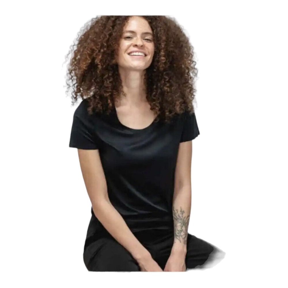 Ministry of Supply Soft Black Luxe Touch‎ Tee Size XS NWT